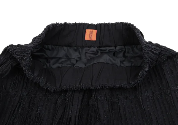 ISSEY MIYAKE HaaT Cutting Design Mesh Dropped Crotch Pants K-163626_005