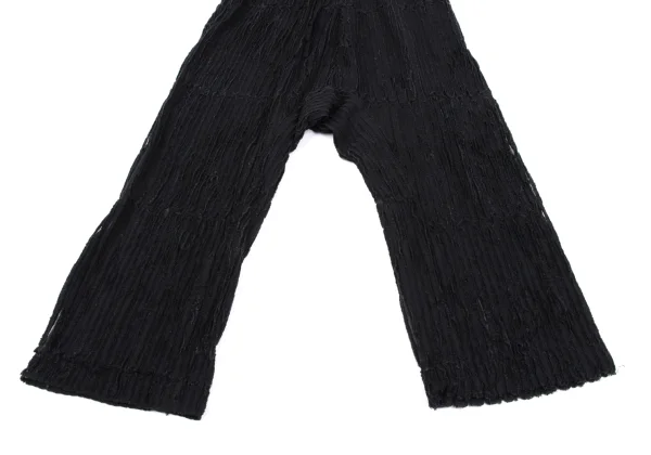 ISSEY MIYAKE HaaT Cutting Design Mesh Dropped Crotch Pants K-163626_006