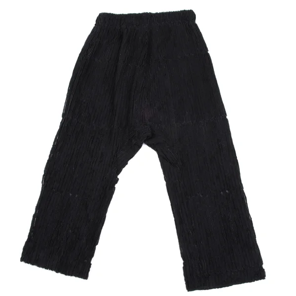 ISSEY MIYAKE HaaT Cutting Design Mesh Dropped Crotch Pants K-163626_008