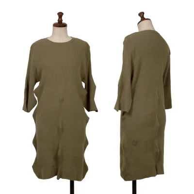 ISSEY MIYAKE HaaT Zigzag Ribbed Tunic