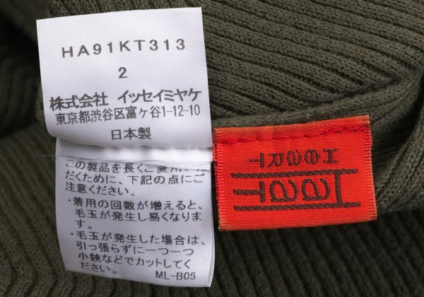 ISSEY MIYAKE HaaT Zigzag Ribbed Tunic K-163627_013