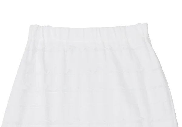 ISSEY MIYAKE HaaT Blend Stripe Tiered Skirt K-163629_003