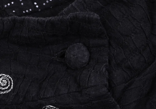 ISSEY MIYAKE HaaT Cotton Stitch Design Stand Collar Jacket K-163630_006