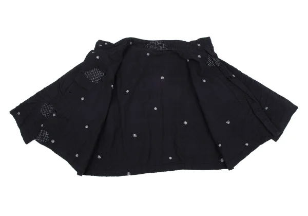 ISSEY MIYAKE HaaT Cotton Stitch Design Stand Collar Jacket K-163630_011