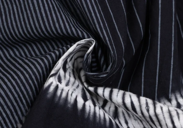 ISSEY MIYAKE HaaT Dyed Stripe Dot Switching Wide Pants K-163631_010