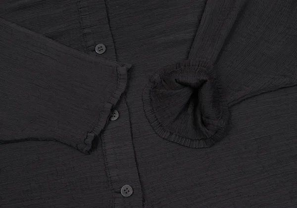 ISSEY MIYAKE me Flocked Print Crepe Pleated Cardigan K-163633_006