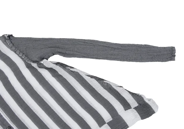 ISSEY MIYAKE me Dyed Striped Pleats Cardigan K-163634_005