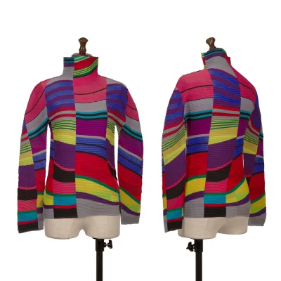 Unbranded Stretch Pleated Colorful T Shirt