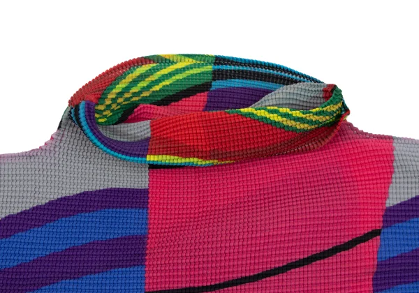 Unbranded Stretch Pleated Colorful T Shirt K-163637_007