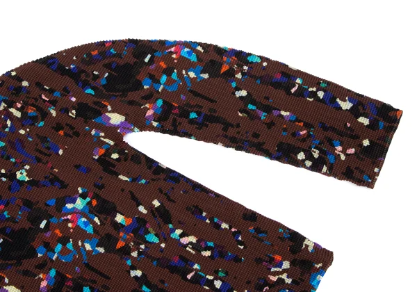 Unbranded Stretch Pleated Printed T Shirt K-163638_005