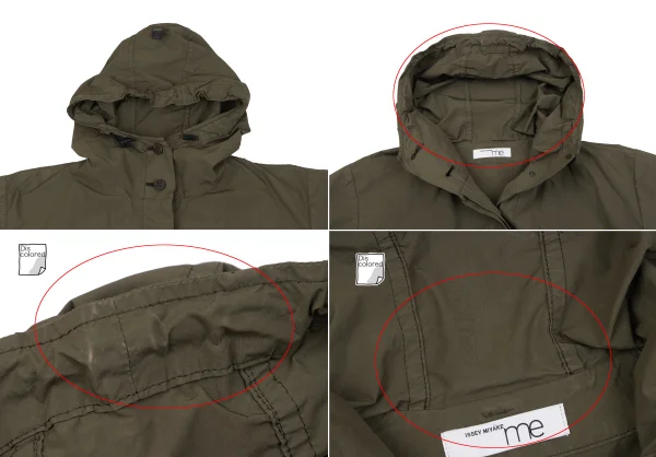ISSEY MIYAKE me Poly Nylon Hooded Coat K-163644_004