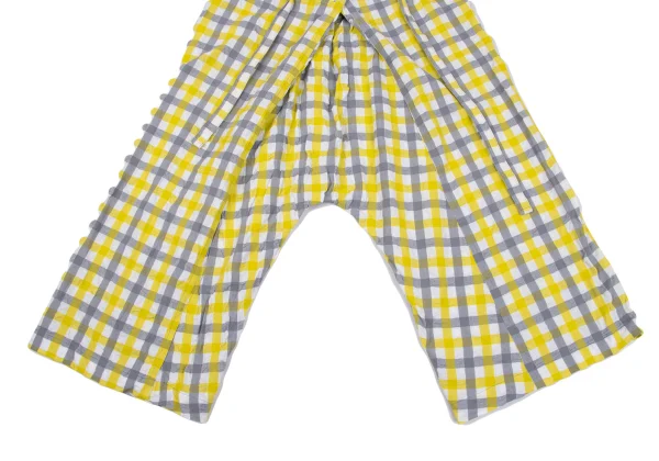 ISSEY MIYAKE me Checked Easy Dropped Crotch Pants K-163649_007