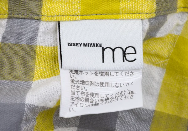 ISSEY MIYAKE me Checked Easy Dropped Crotch Pants K-163649_015
