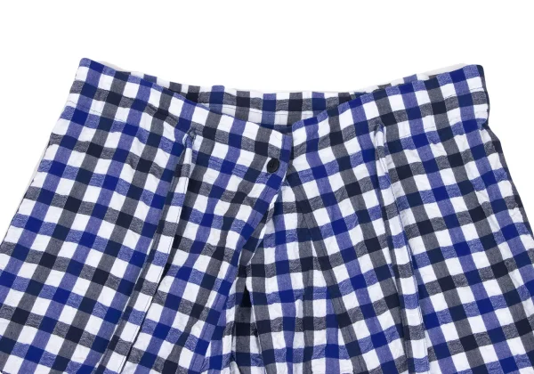 ISSEY MIYAKE me Checked Easy Dropped Crotch Pants K-163650_002