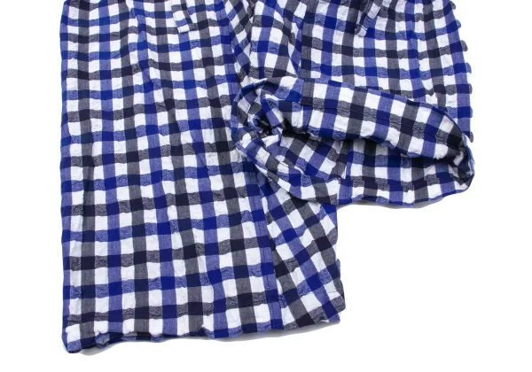 ISSEY MIYAKE me Checked Easy Dropped Crotch Pants K-163650_008