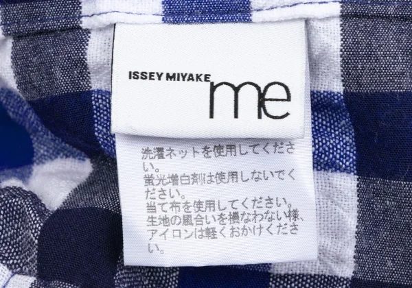 ISSEY MIYAKE me Checked Easy Dropped Crotch Pants K-163650_014