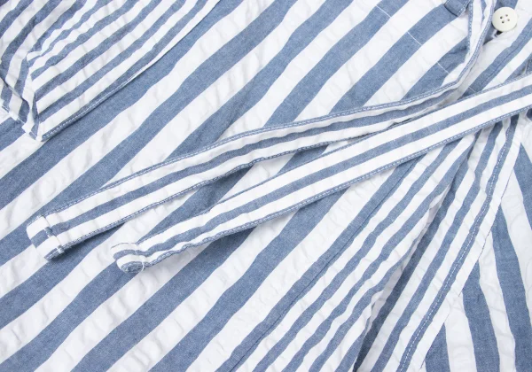 ISSEY MIYAKE me Washed Striped Easy Dropped Crotch Pants K-163651_004