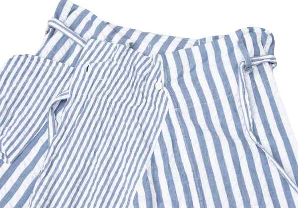 ISSEY MIYAKE me Washed Striped Easy Dropped Crotch Pants K-163651_006