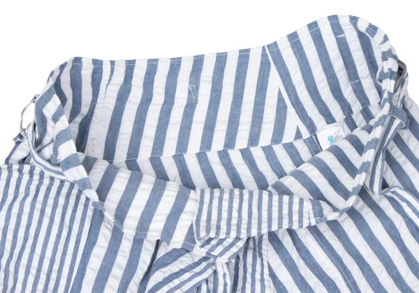 ISSEY MIYAKE me Washed Striped Easy Dropped Crotch Pants K-163651_007