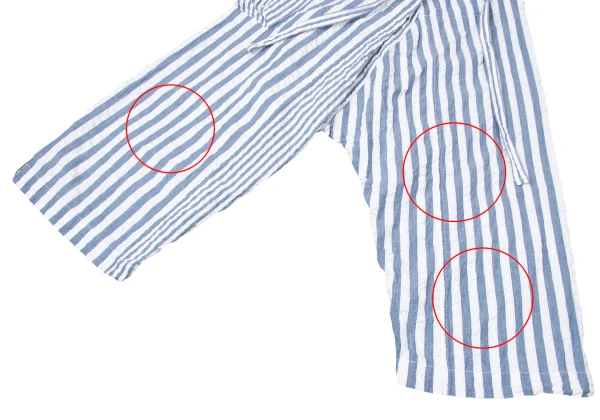 ISSEY MIYAKE me Washed Striped Easy Dropped Crotch Pants K-163651_008