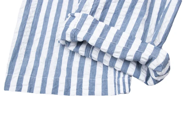 ISSEY MIYAKE me Washed Striped Easy Dropped Crotch Pants K-163651_012