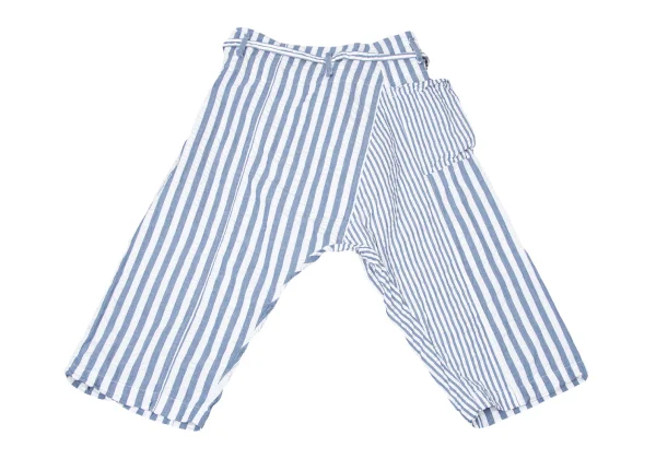 ISSEY MIYAKE me Washed Striped Easy Dropped Crotch Pants K-163651_013