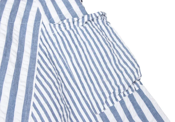 ISSEY MIYAKE me Washed Striped Easy Dropped Crotch Pants K-163651_014