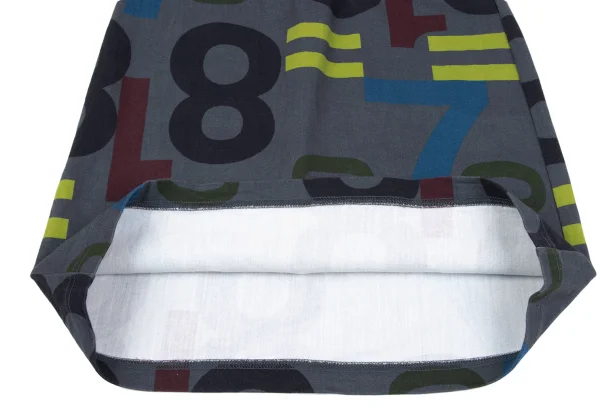 ISSEY MIYAKE me Number Printed Trapezoid Skirt K-163652_007