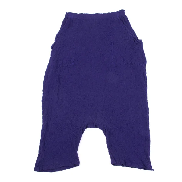 ISSEY MIYAKE me Dyed Cauliflower Dropped Crotch Pants Purple Free K-163654_001