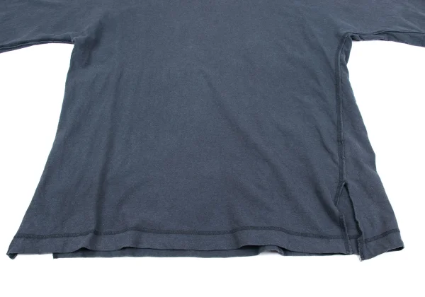 HOMME PLISSE ISSEY MIYAKE Cotton Linen Cut Off Dolman T Shirt K-163655_007