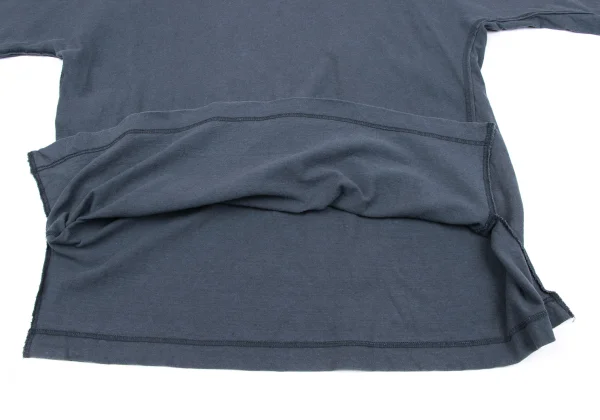 HOMME PLISSE ISSEY MIYAKE Cotton Linen Cut Off Dolman T Shirt K-163655_008