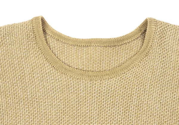 HOMME PLISSE ISSEY MIYAKE Cotton Poly Dolman Half Sleeve Knit Top K-163656_002