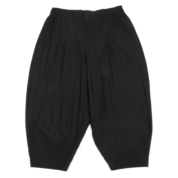 HOMME PLISSE ISSEY MIYAKE Pleated Cropped Pants Black 2 K-163657_001