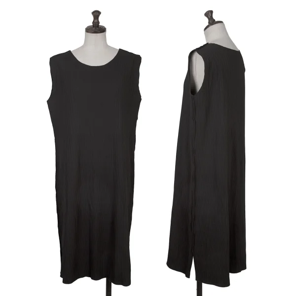 ISSEY MIYAKE me A-POC INSIDE Pleated Sleeveless Dress Black Free K-163658_001