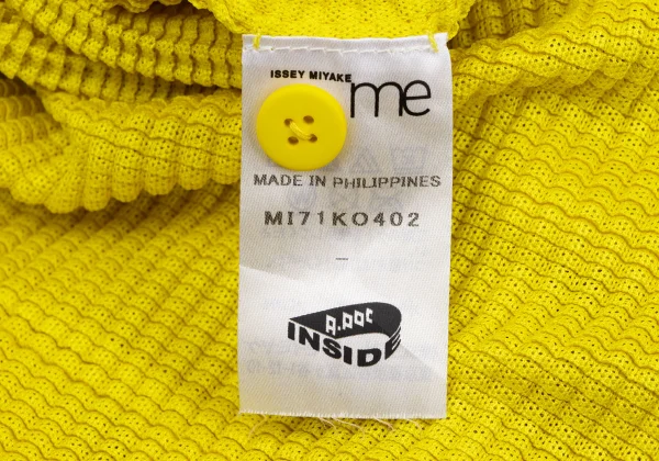 ISSEY MIYAKE me A-POC INSIDE Stretch Pleated Cutting Cardigan K-163660_014