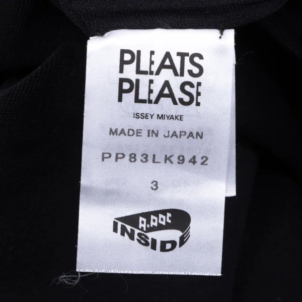 PLEATS PLEASE A-POC INSIDE Erase Pleats Stretch Turtleneck Top K-163667_015