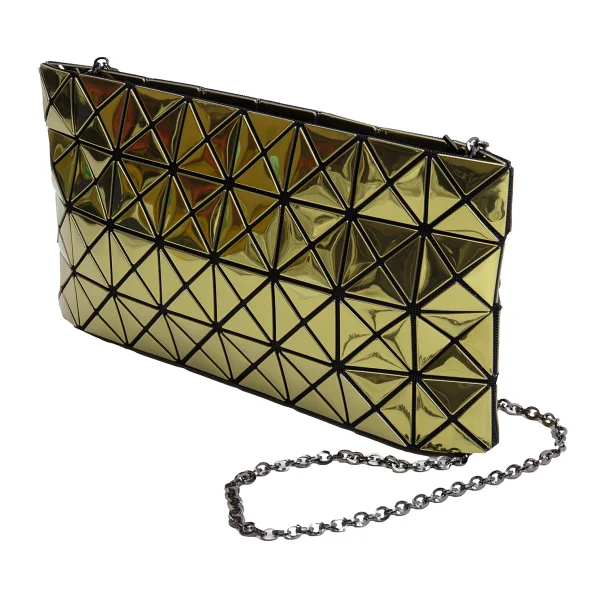 BAO BAO ISSEY MIYAKE LUCENT Metallic Chain Shoulder Bag Gold  K-163670_001
