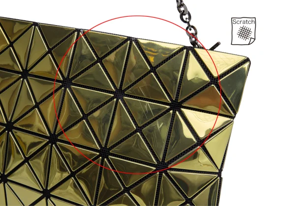 BAO BAO ISSEY MIYAKE LUCENT Metallic Chain Shoulder Bag K-163670_006