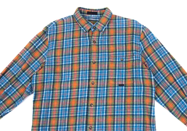 Papas Multi Check Flannel Shirt K-163673_002