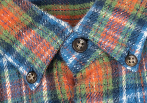 Papas Multi Check Flannel Shirt K-163673_004