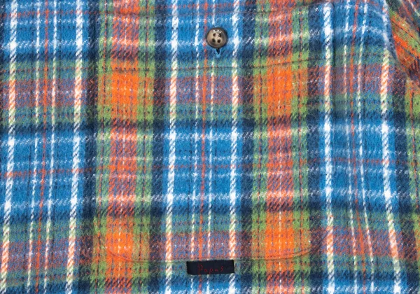 Papas Multi Check Flannel Shirt K-163673_005
