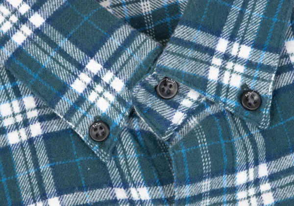 Papas Cotton Check Flannel Shirt K-163674_004