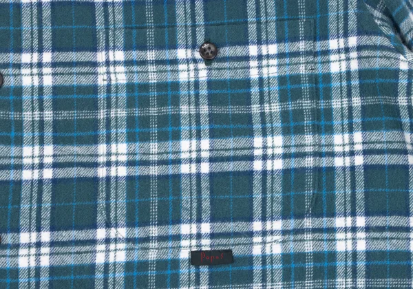 Papas Cotton Check Flannel Shirt K-163674_005