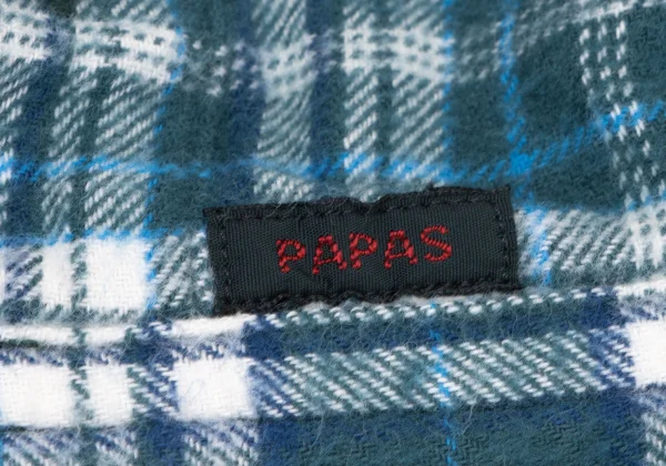 Papas Cotton Check Flannel Shirt K-163674_009