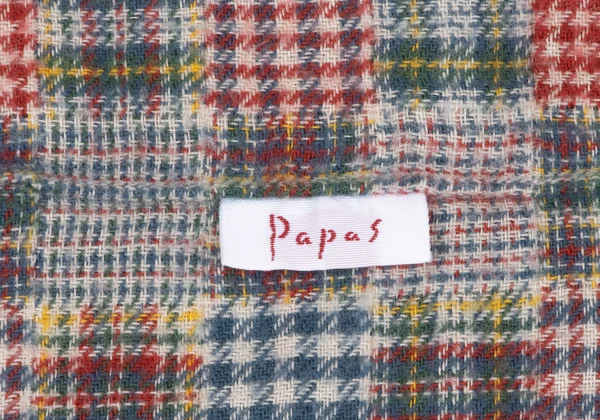 Papas Cotton Multi Panel Check Flannel Shirt K-163675_006