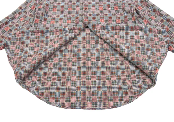 Papas Cotton Multi Panel Check Flannel Shirt K-163675_011