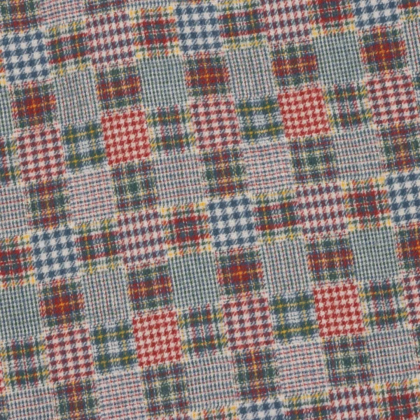 Papas Cotton Multi Panel Check Flannel Shirt K-163675_013