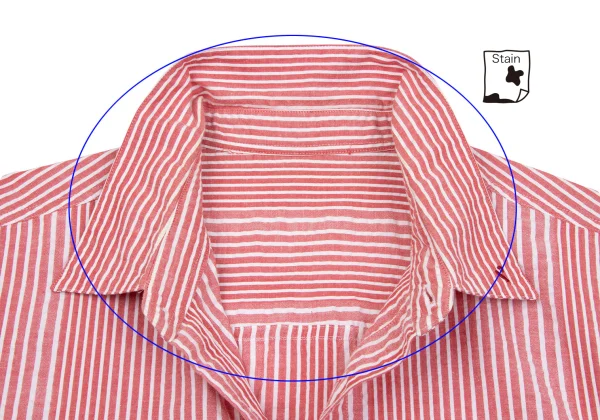 Papas Linen Blend Cotton Seersucker Stripe Short Sleeve Shirt K-163676_004