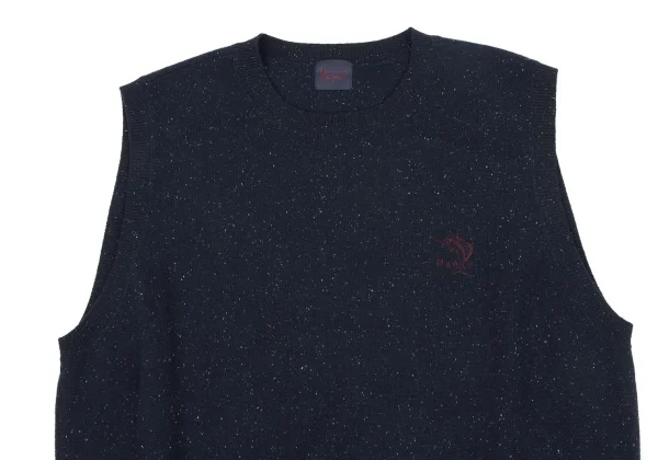 Papas Rayon Blend Point Logo Embroidery Sleeveless Knit K-163678_002