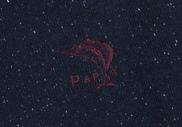 Papas Rayon Blend Point Logo Embroidery Sleeveless Knit K-163678_004